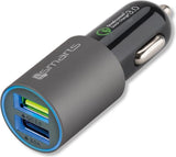 Подаръчен Комплект 5в1, 4Smarts SЕТ Charger/ Holder/ Cable/ Zipper, Черен (2)