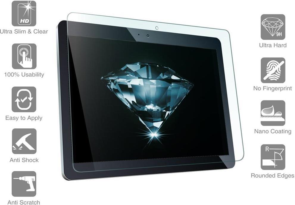Стъклен Протектор за Huawei MediaPad T3 10", 4Smarts Glass, Прозрачен (2)