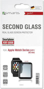Извит Стъклен Протектор за Apple Watch 3/2/1 42 mm, 4Smarts 3D Glass, Черен