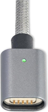 USB Кабел Магнитен, 4Smarts Gravitycord micro-USB 2pcs, Сив (2)