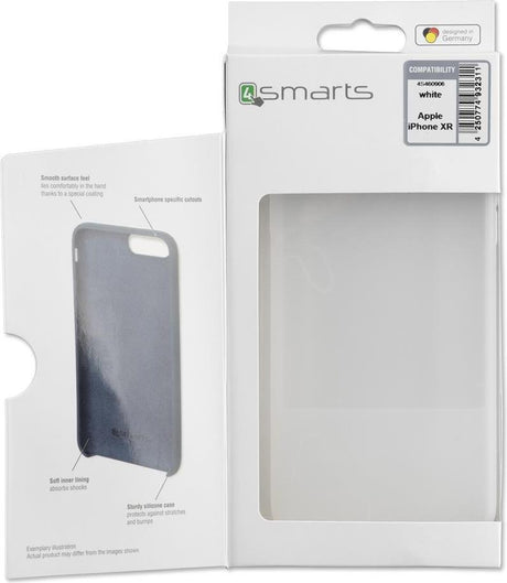 Силиконов Калъф за iPhone XR, 4Smarts Cupertino Case, Полупрозрачен (3)
