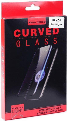Стъклен Протектор с UV лепило за Samsung S7 Edge, Blue Star 3D UV Glass, Прозрачен