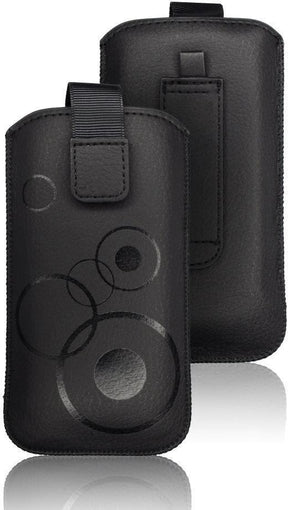 Калъф Джоб с Издърпване за Samsung Note 8, Forcell Y-Deko Case, Черен