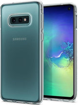 Противоударен Силиконов Калъф за Samsung S10, Spigen Liquid Crystal Case, Прозрачен (4)