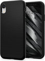 Противоударен Силиконов Калъф за iPhone XR, Spigen Liquid Air Case, Черен