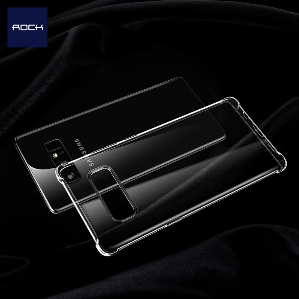 Противоударен Силиконов Калъф за Samsung Note 8, Rock Fence S Case, Прозрачен (5)
