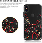 Калъф с Камъни Swarovski за iPhone XS/X, Kavaro Crystal Phoenix Case, Черен (5)