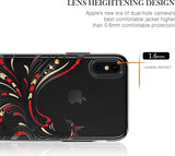 Калъф с Камъни Swarovski за iPhone XS/X, Kavaro Crystal Phoenix Case, Черен (3)