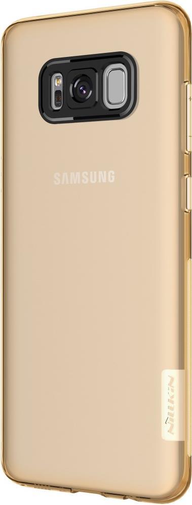 Силиконов Калъф за Samsung S8, Nillkin Nature Case, Златист (5)