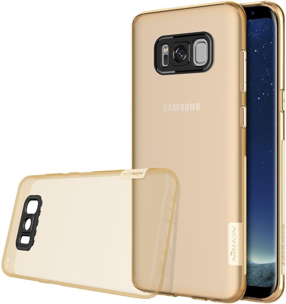 Силиконов Калъф за Samsung S8, Nillkin Nature Case, Златист