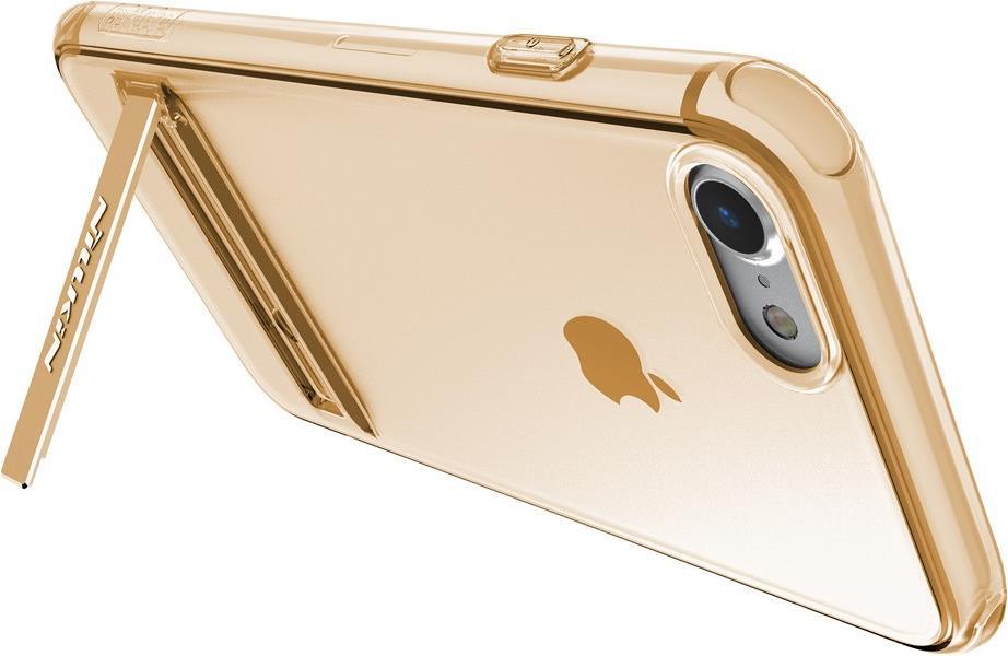 Силиконов Калъф с Поставка за iPhone SE 2022/2020 8/7, Nillkin Crashproof 2 Case, Златист (5)