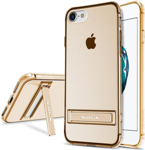 Силиконов Калъф с Поставка за iPhone SE 2022/2020 8/7, Nillkin Crashproof 2 Case, Златист