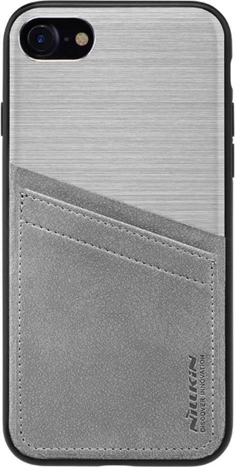 Калъф с Джоб за iPhone SE 2022/2020 8/7, Nillkin Classy Case, Сребрист