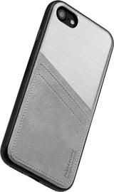 Калъф с Джоб за iPhone SE 2022/2020 8/7, Nillkin Classy Case, Сребрист (4)