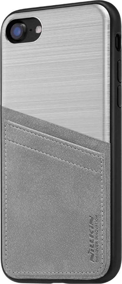 Калъф с Джоб за iPhone SE 2022/2020 8/7, Nillkin Classy Case, Сребрист (5)