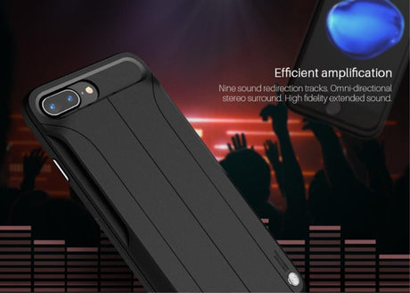 Калъф Усилващ Звука за iPhone 8/7 Plus, Nillkin Amp Case, Черен (6)