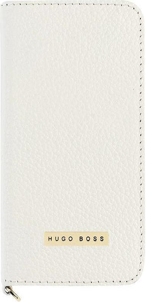 Калъф от Естествена Кожа за Samsung S4, Hugo boss Leather Case, Бял