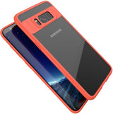 Тънък Хибриден Калъф за Samsung S8, Ipaky Hybrid TPU Case, Червен