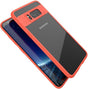 Тънък Хибриден Калъф за Samsung S8, Ipaky Hybrid TPU Case, Червен