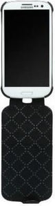 Калъф от Естествена кожа за Samsung S3, Hugo boss Leather Case, Черен (3)