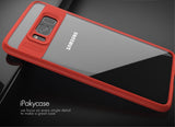 Тънък Хибриден Калъф за Samsung S8, Ipaky Hybrid TPU Case, Червен (3)