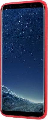 Тънък Хибриден Калъф за Samsung S8, Ipaky Hybrid TPU Case, Червен (5)