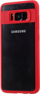 Тънък Хибриден Калъф за Samsung S8, Ipaky Hybrid TPU Case, Червен (4)