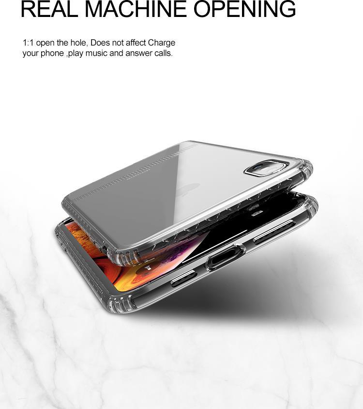 Силиконов Калъф за iPhone XS Max, Ipaky Diamond Case, Полупрозрачен (4)