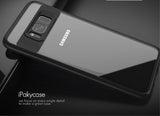 Тънък Хибриден Калъф за Samsung S8, Ipaky Hybrid TPU Case, Черен (3)