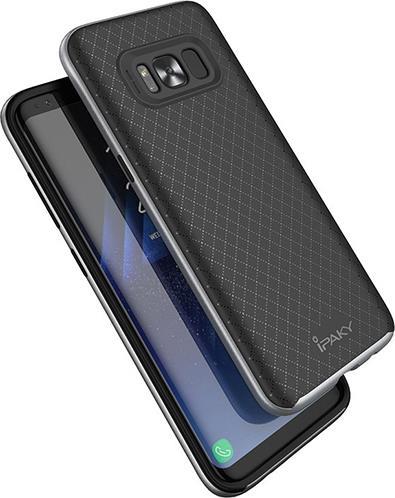 Противоударен Хибриден Калъф за Samsung S8 Plus, Ipaky Bumblebee Case, Сив (2)