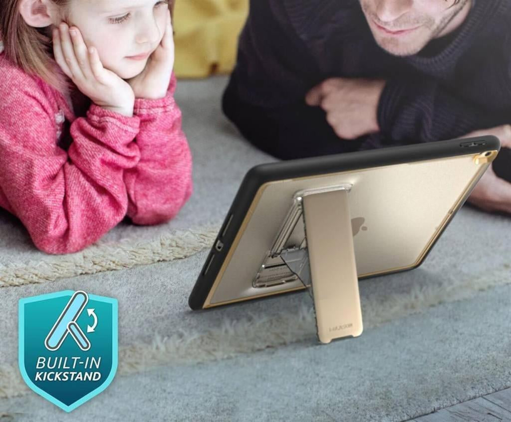 Противоударен Хибриден Калъф за iPad Air 3/ Pro 10.5", i-Bloson Halo Case, Златист (3)