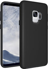 Противоударен Хибриден Калъф за Samsung S9, Eiger North Case, Черен