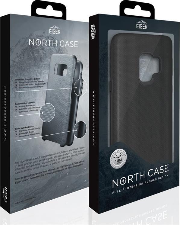 Противоударен Хибриден Калъф за Samsung A3 2017, Eiger North Case, Черен (3)