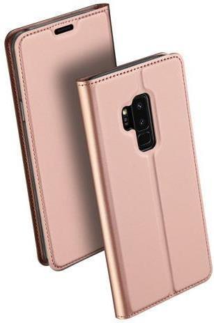 Кожен Калъф за Samsung S9 Plus, Dux Ducis Skin Pro Book Case, Розов