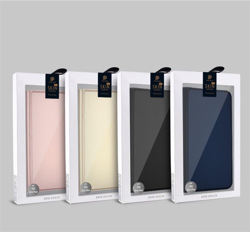 Кожен Калъф за Samsung S9 Plus, Dux Ducis Skin Pro Book Case, Розов (5)