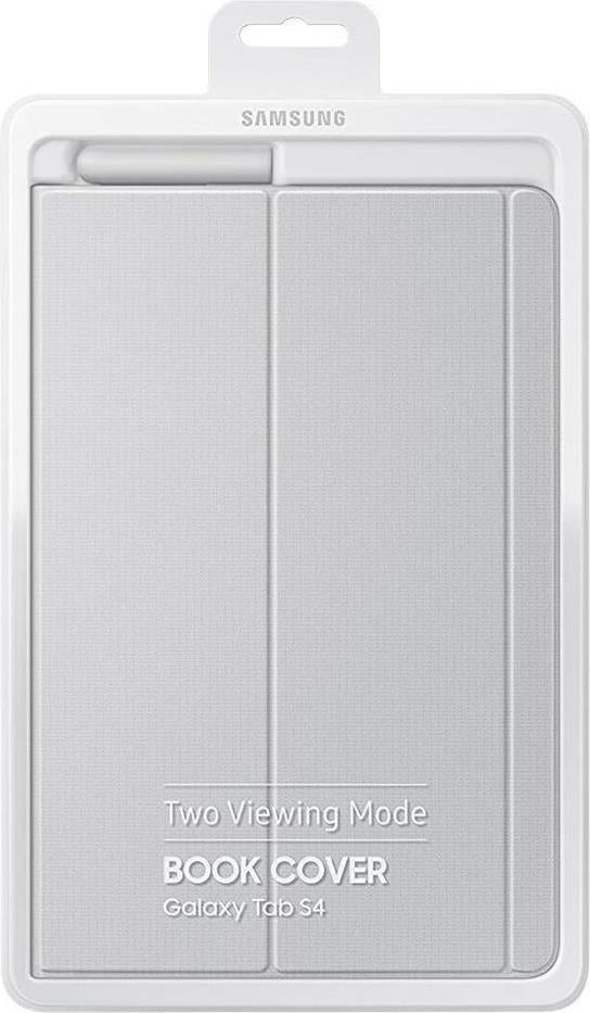 Оригинален Калъф с Pen Поставка за Samsung Tab S4 Book Cover Case EF-BT830PJEGWW, Сив (3)