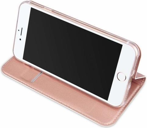Кожен Калъф за iPhone 8/7 Plus, Dux Ducis Skin Pro Book Case, Розов (3)