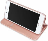 Кожен Калъф за iPhone 8/7 Plus, Dux Ducis Skin Pro Book Case, Розов (3)