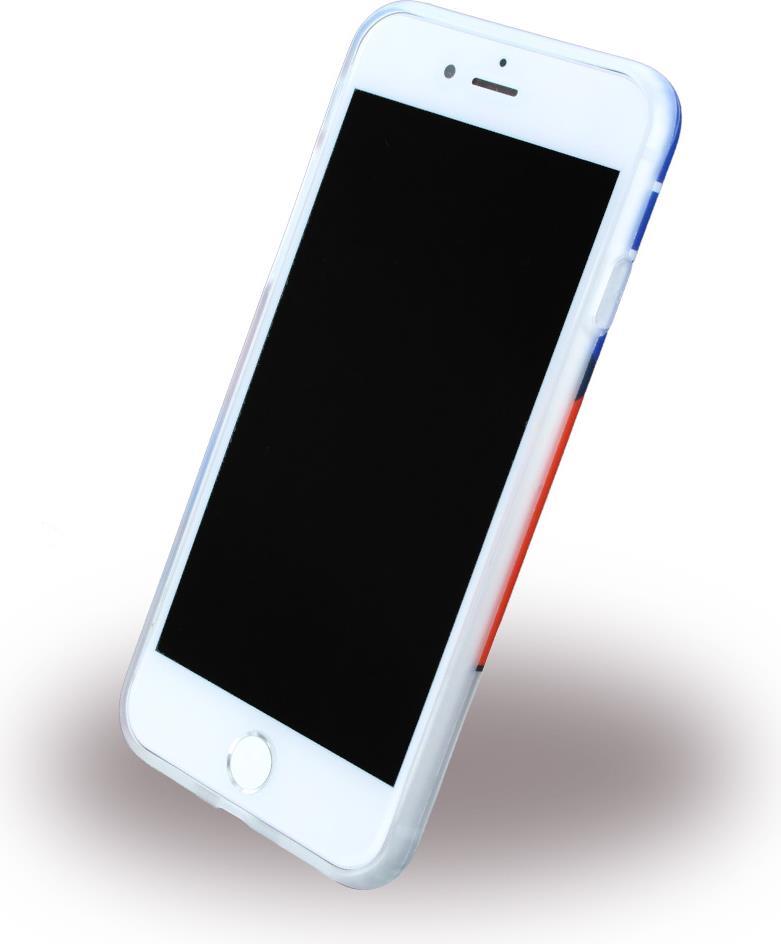 Луксозен Калъф за iPhone SE 2022/2020 8/7, Benjamins Paris CDG Soft Case, Цветен (3)