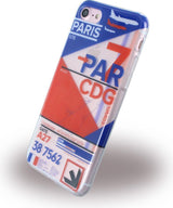 Луксозен Калъф за iPhone SE 2022/2020 8/7, Benjamins Paris CDG Soft Case, Цветен (2)