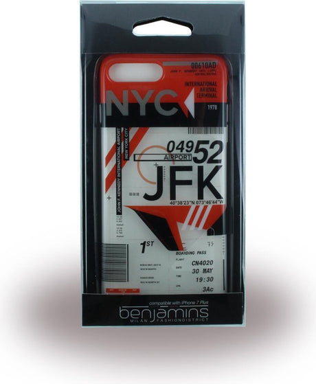 Луксозен Калъф за iPhone SE 2022/2020 8/7, Benjamins New York JFK Soft Case, Цветен (3)