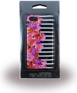 Луксозен Калъф за iPhone SE 2022/2020 8/7, Benjamins, Черен Striped Flowers Soft Case, Цветен (4)
