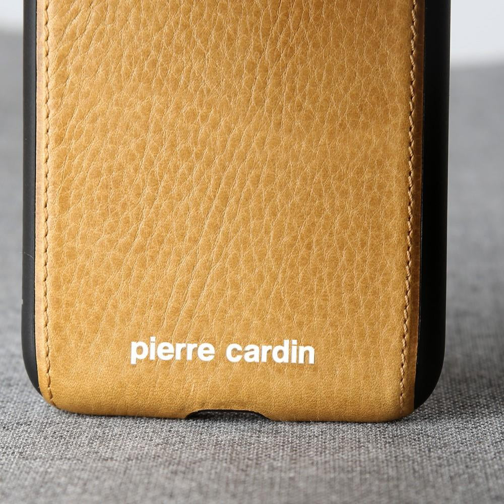 Калъф от Естествена Кожа за iPhone SE 2022/2020 8/7, Pierre Cardin Pcs-S02 Case, Жълт (4)