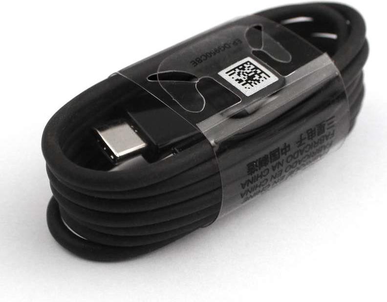 Оригинален USB-C Кабел за Samsung c Бързо Зареждане 1.2m EP-DG950CBE, Черен (Bulk) (2)