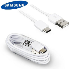 Оригинален USB-C Кабел за Samsung с Бързо Зареждане 1.5m EP-DW700CWE, Бял (Bulk)