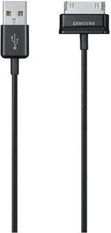 Оригинален USB Кабел за Samsung Galaxy Tab 30-PIN ECC1DP0UBE 1m, Черен (Bulk)