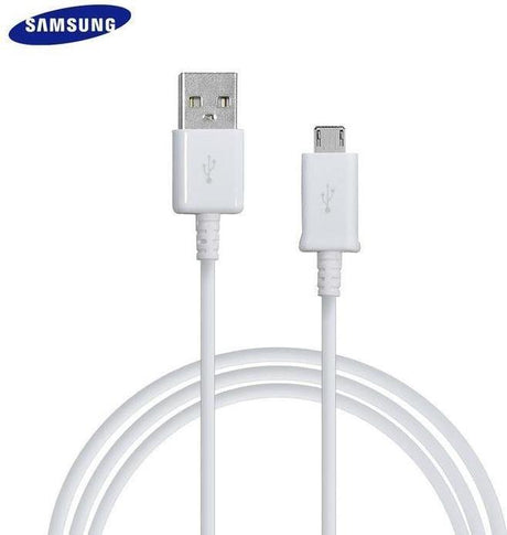 Оригинален micro-USB Кабел за Samsung с Бързо Зареждане 1.5m ECB-DU4EWE, Бял (Bulk)
