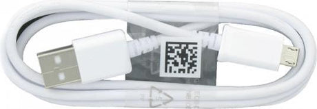 Оригинален micro-USB Кабел за Samsung с Бързо Зареждане 1.5m ECB-DU4EWE, Бял (Bulk) (2)