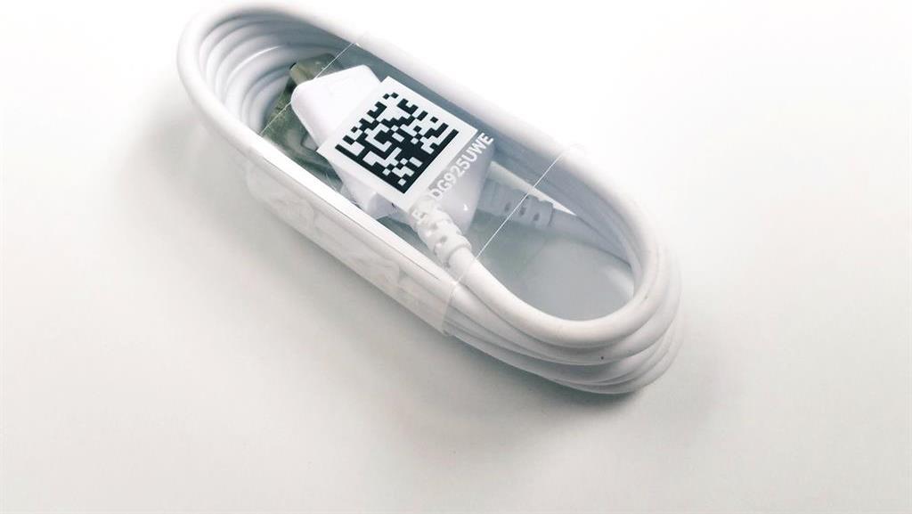 Оригинален micro-USB Кабел за Samsung с Бързо Зареждане 1.2m EP-DG925UWE, Бял (Bulk) (3)