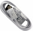Оригинален micro-USB Кабел за Samsung с Бързо Зареждане 1.2m EP-DG925UWE, Бял (Bulk)